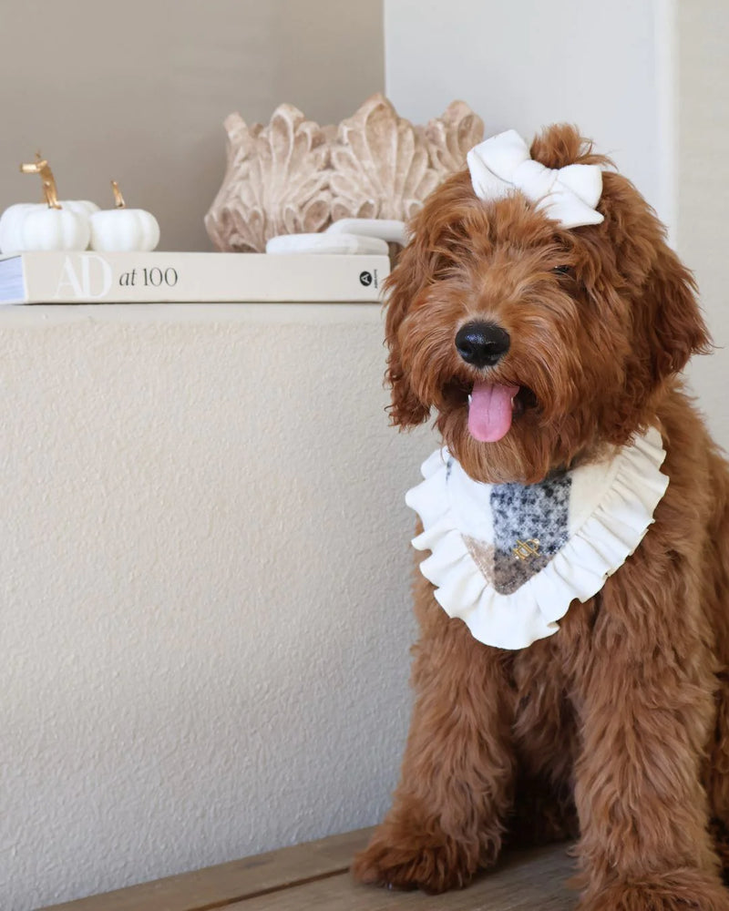 BANDANA | TISSU À CARREAUX EN TEDDY DES ADIRONDACKS