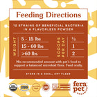 USDA Organic Probiotics with Prebiotics For Dogs and Cats