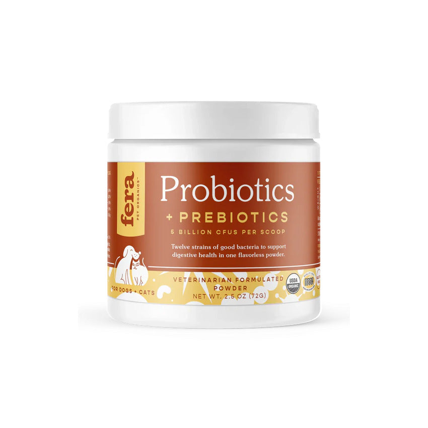 USDA Organic Probiotics with Prebiotics For Dogs and Cats