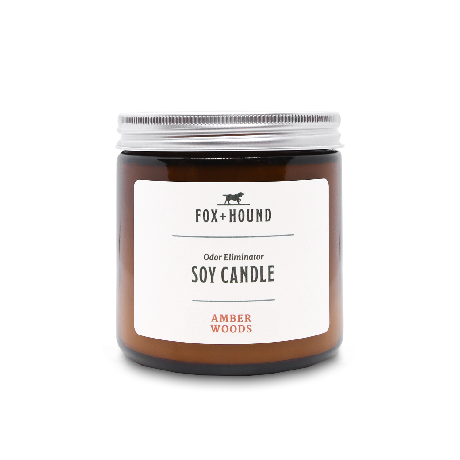 Odor Eliminator Soy Candle - Amber Woods