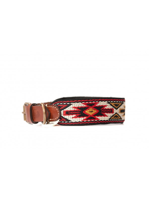 Collier rouge en peyote